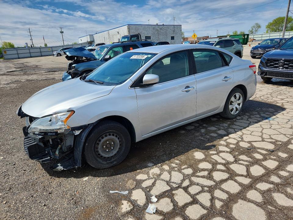 2015 Nissan Sentra მანქანა იყიდება აუქციონზე, vin: 3N1AB7AP1FY233373, აუქციონის ნომერი: 51703396