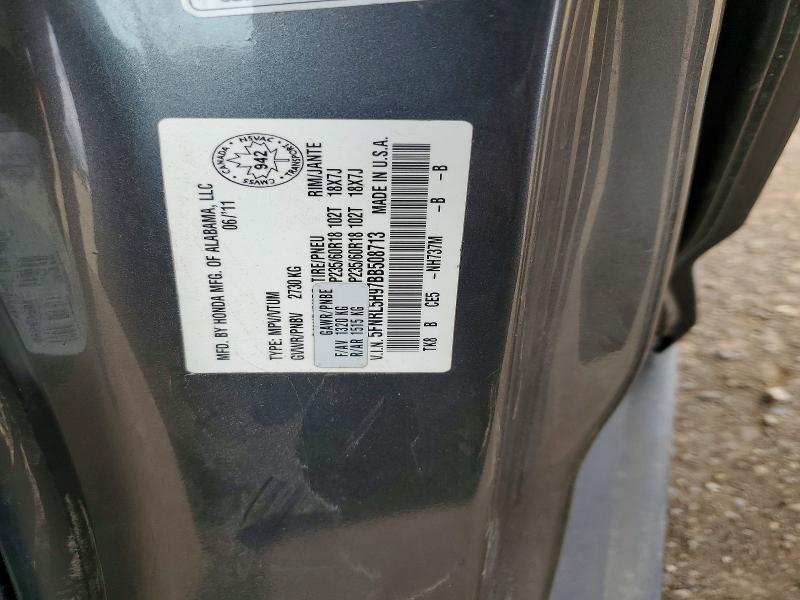 Aukcja sprzedaży 2011 Honda Odyssey, vin: 5FNRL5H97BB508713, numer aukcji: 53746176