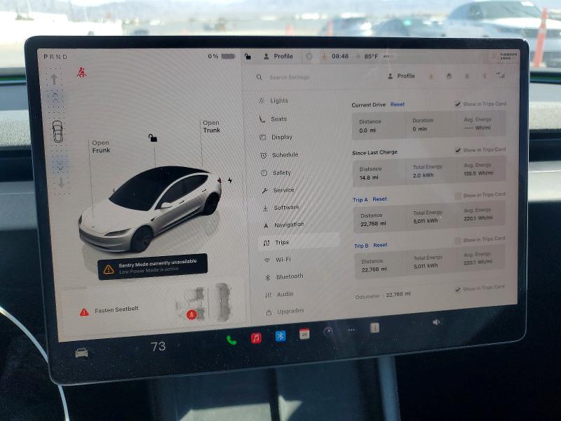 2024 Tesla Model 3 მანქანა იყიდება აუქციონზე, vin: 5YJ3E1EA2RF866898, აუქციონის ნომერი: 54338986