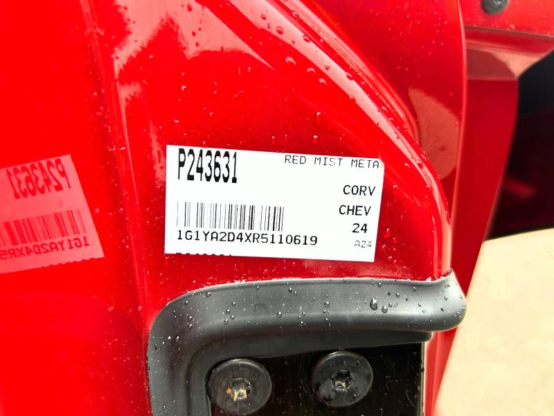 2024 Chevrolet Corvette მანქანა იყიდება აუქციონზე, vin: 1G1YA2D4XR5110619, აუქციონის ნომერი: 55240386