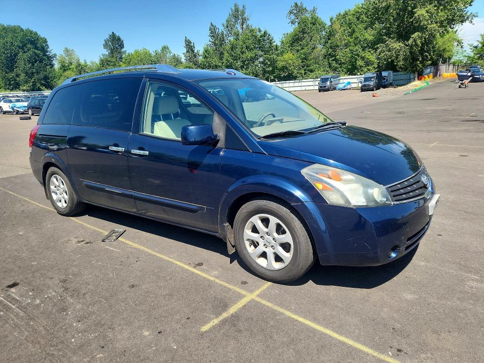54944716 :رقم المزاد ، 5N1BV28U97N142367 vin ، 2007 Nissan Quest مزاد بيع