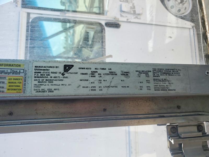 54927746 :رقم المزاد ، 1FCLE49L98DA74217 vin ، 2008 Ford Econoline مزاد بيع