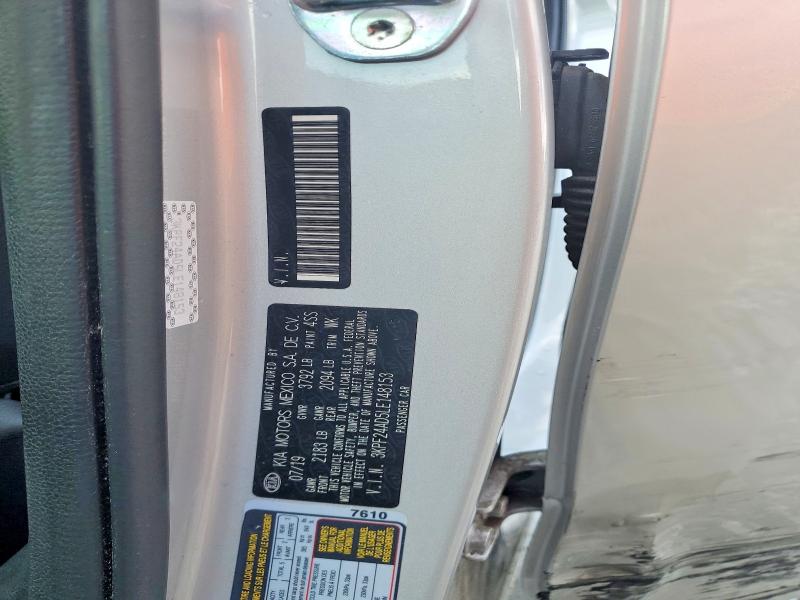2020 Kia Forte მანქანა იყიდება აუქციონზე, vin: 3KPF24AD5LE148153, აუქციონის ნომერი: 54977146