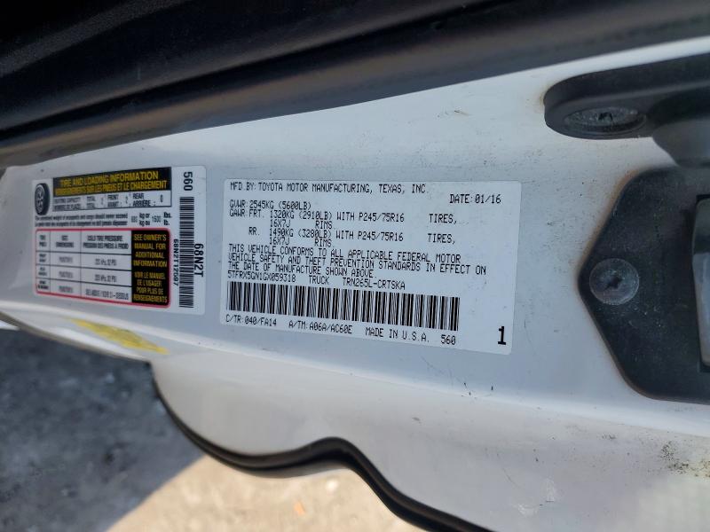 Aukcja sprzedaży 2016 Toyota Tacoma, vin: 5TFRX5GN1GX059318, numer aukcji: 53573856