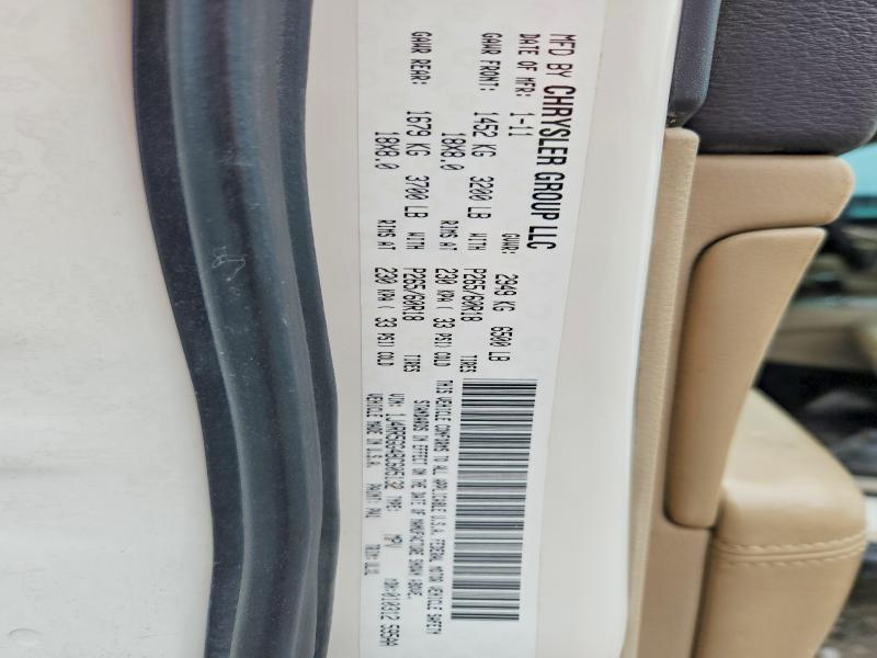 54287486 :رقم المزاد ، 1J4RR5GG4BC605132 vin ، 2011 Jeep Grand Cherokee مزاد بيع