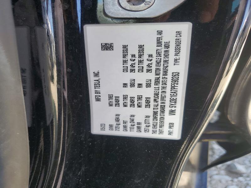 2023 Tesla Model 3 მანქანა იყიდება აუქციონზე, vin: 5YJ3E1EA7PF590263, აუქციონის ნომერი: 52899146