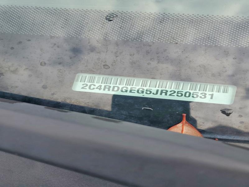 Aukcja sprzedaży 2018 Dodge Grand Caravan, vin: 2C4RDGEG5JR250531, numer aukcji: 54997966
