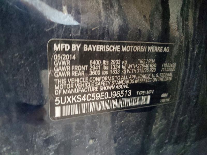 Aukcja sprzedaży 2014 Bmw X5, vin: 5UXKS4C59E0J96513, numer aukcji: 53520526