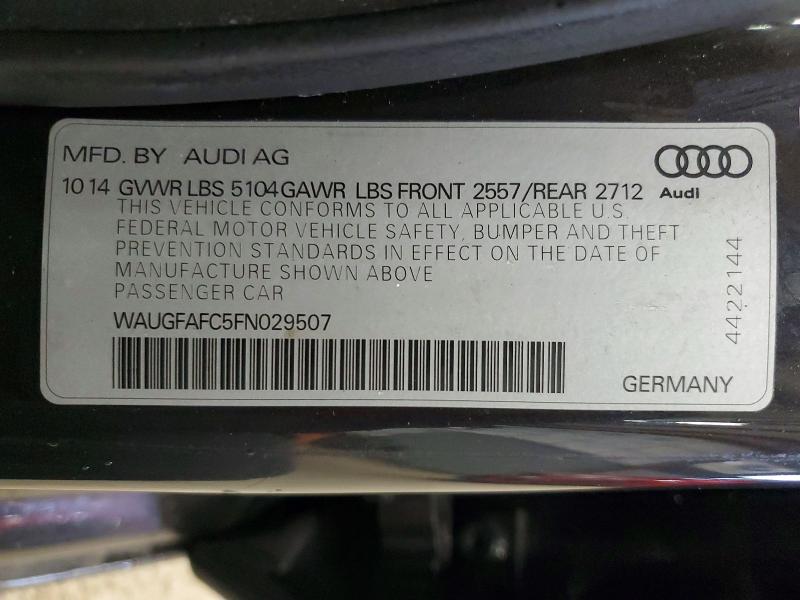 Aukcja sprzedaży 2015 Audi A6, vin: WAUGFAFC5FN029507, numer aukcji: 53198686