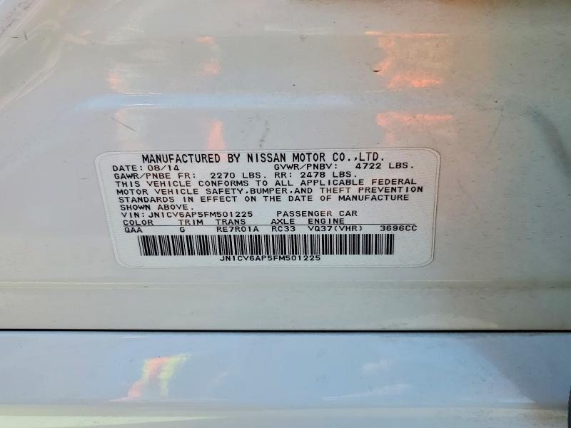 Продажа на аукционе авто 2015 Infiniti Q40, vin: JN1CV6AP5FM501225, номер лота: 53777836