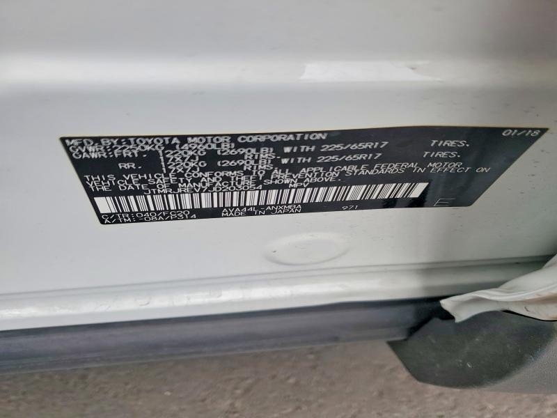 2018 Toyota Rav4 Hybrid მანქანა იყიდება აუქციონზე, vin: JTMRJREV7JD203054, აუქციონის ნომერი: 52516156