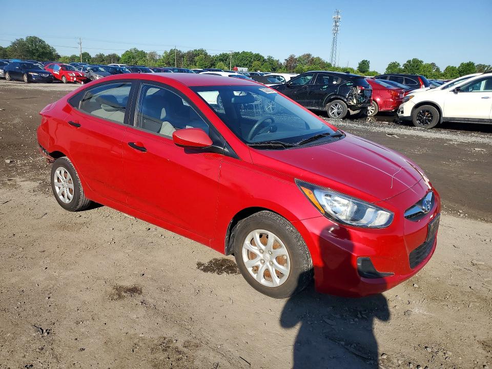 53288156 :رقم المزاد ، KMHCT4AE1CU041395 vin ، 2012 Hyundai Accent مزاد بيع