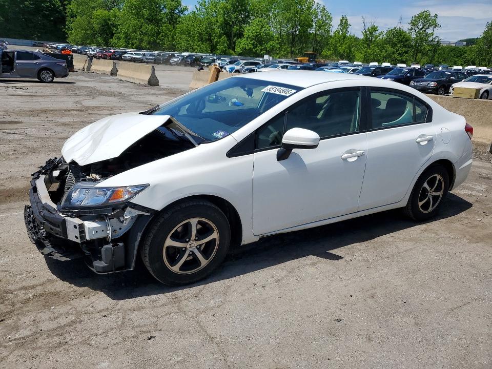 Auction sale of the 2015 Honda Civic, vin: 19XFB2F70FE286503, lot number: 55184586