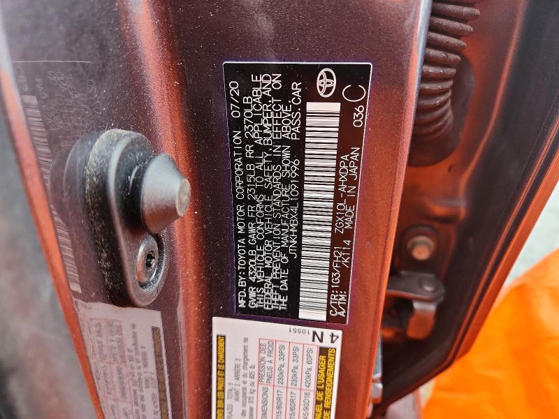 Продаж на аукціоні авто 2020 Toyota C-hr, vin: JTNKHMBX4L1091996, номер лоту: 52324076