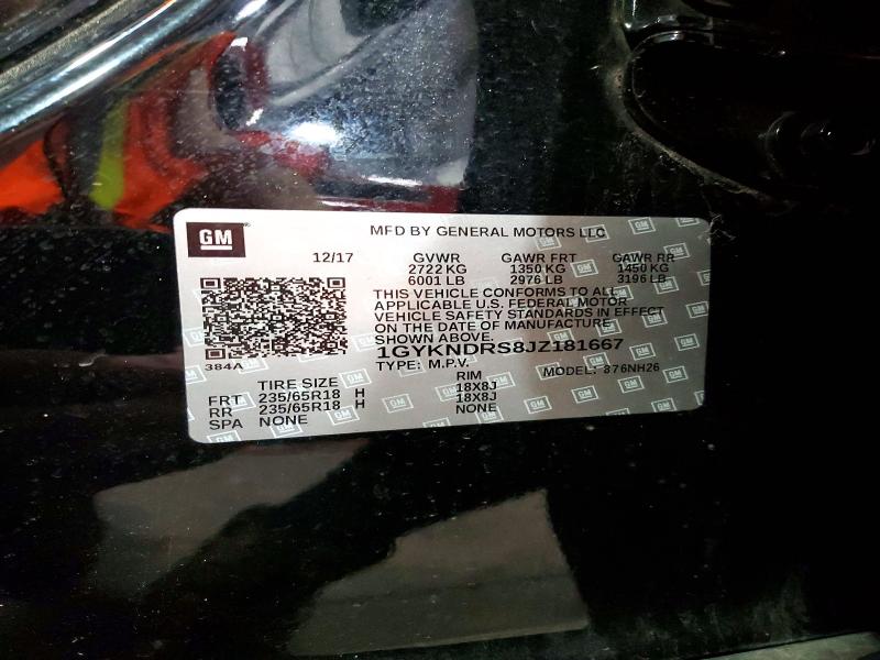 Aukcja sprzedaży 2018 Cadillac Xt5, vin: 1GYKNDRS8JZ181667, numer aukcji: 55021666