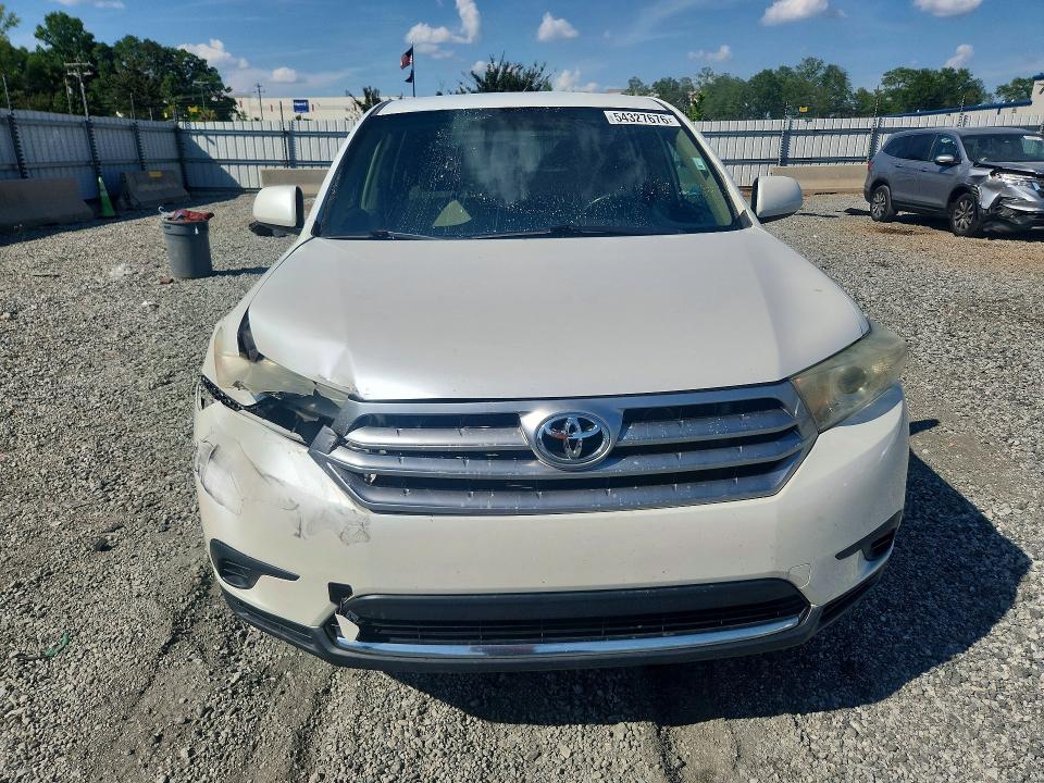 Auction sale of the 2013 Toyota Highlander, vin: 5TDZA3EH5DS033924, lot number: 54327676