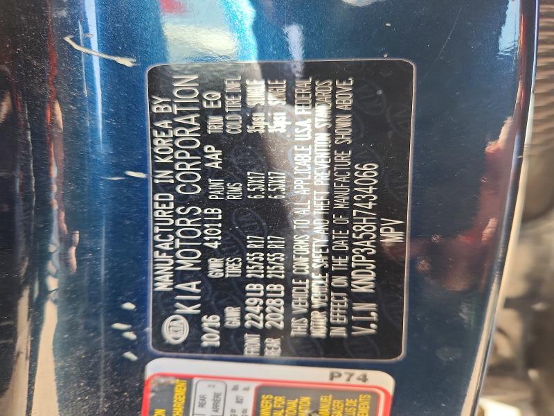 Aukcja sprzedaży 2017 Kia Soul, vin: KNDJP3A58H7434066, numer aukcji: 54647646