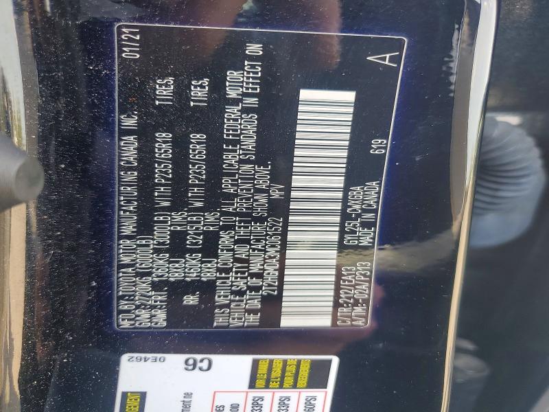 52383276 :رقم المزاد ، 2T2HGMDA3MC061522 vin ، 2021 Lexus Rx مزاد بيع