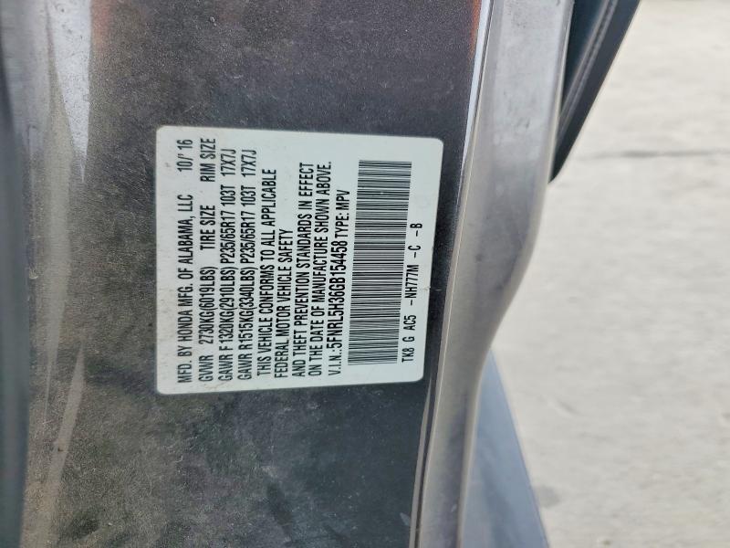 Продажа на аукционе авто 2016 Honda Odyssey, vin: 5FNRL5H36GB154458, номер лота: 53860156