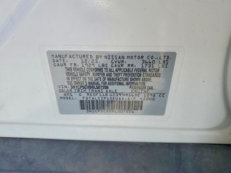 Aukcja sprzedaży 2024 Nissan Kicks, vin: 3N1CP5CV0RL507206, numer aukcji: 52083486
