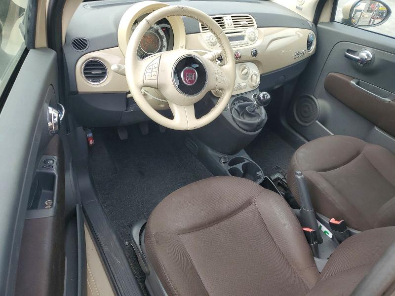 2012 Fiat 500 მანქანა იყიდება აუქციონზე, vin: 3C3CFFDR4CT196558, აუქციონის ნომერი: 55437086