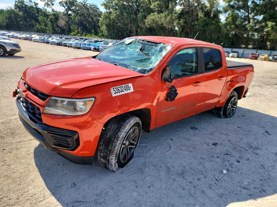 2021 Chevrolet Colorado მანქანა იყიდება აუქციონზე, vin: 1GCGSBEA9M1151215, აუქციონის ნომერი: 53632486