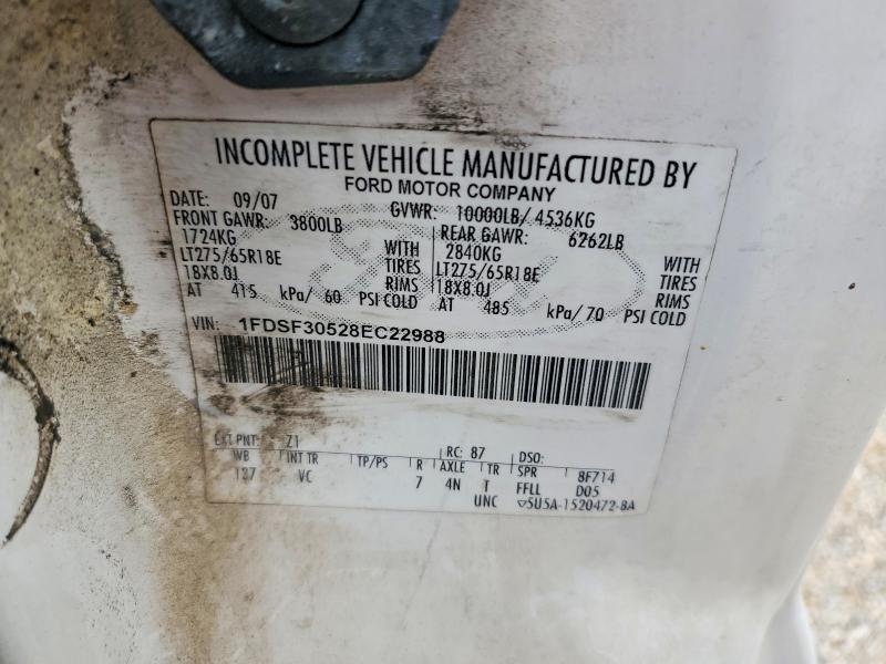 Продаж на аукціоні авто 2008 Ford F350, vin: 1FDSF30528EC22988, номер лоту: 52731866