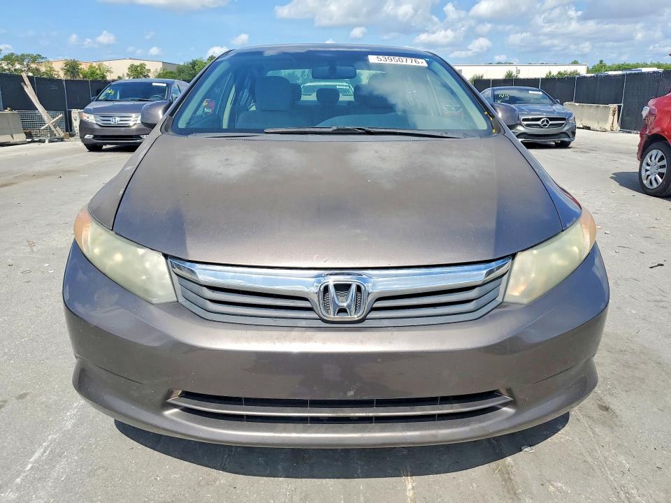 53950776 :رقم المزاد ، 19XFB2F57CE378105 vin ، 2012 Honda Civic مزاد بيع