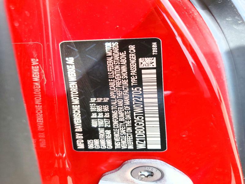 51655686 :رقم المزاد ، WZ1DB0G05TW072705 vin ، 2026 Toyota Gr Supra مزاد بيع