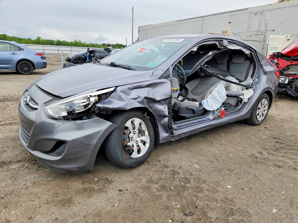 52552306 :رقم المزاد ، KMHCT4AE8FU796225 vin ، 2015 Hyundai Accent مزاد بيع