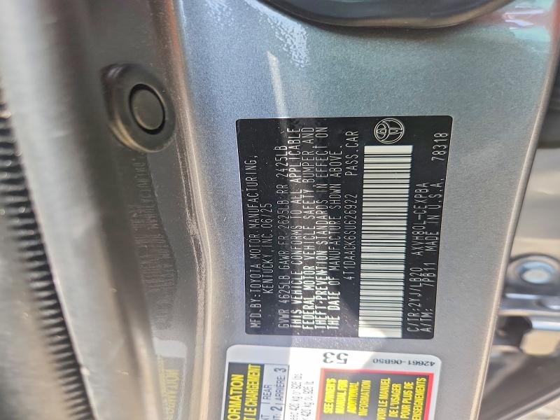55115386 :رقم المزاد ، 4T1DAACK6SU626922 vin ، 2025 Toyota Camry مزاد بيع
