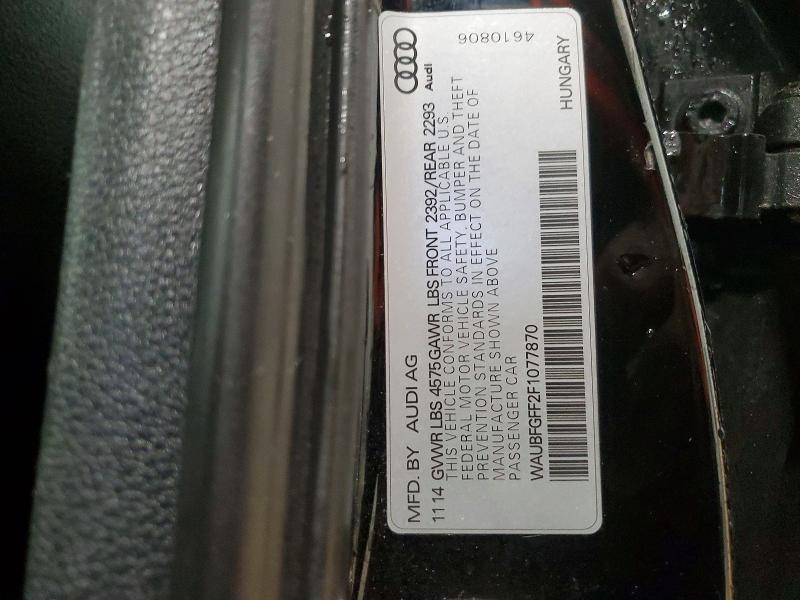 Aukcja sprzedaży 2015 Audi A3, vin: WAUBFGFF2F1077870, numer aukcji: 53657226