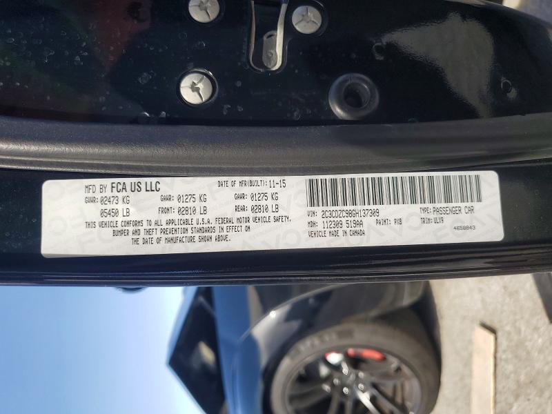 Aukcja sprzedaży 2016 Dodge Challenger, vin: 2C3CDZC98GH137309, numer aukcji: 54812786