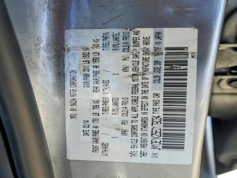 2014 Mazda Mazda2 მანქანა იყიდება აუქციონზე, vin: JM1DE1KZ5E0179034, აუქციონის ნომერი: 55426826