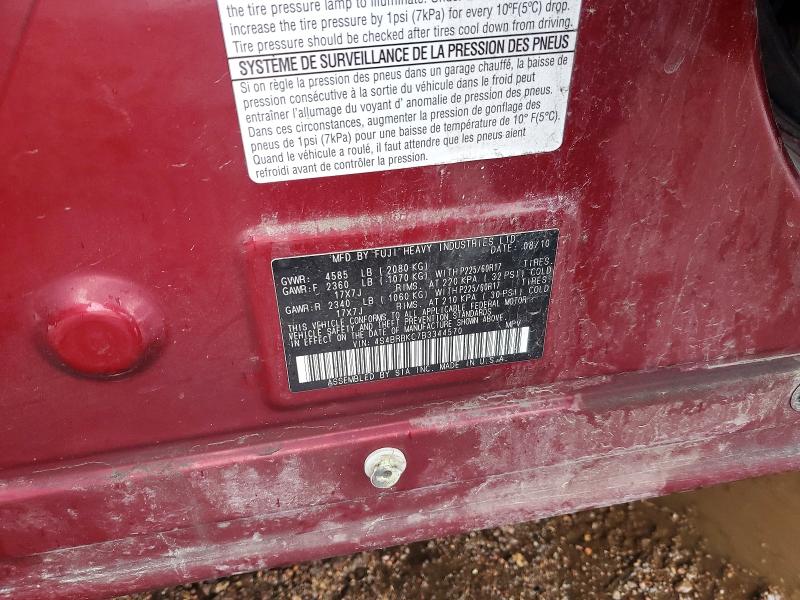 Aukcja sprzedaży 2011 Subaru Outback, vin: 4S4BRBKC7B3344570, numer aukcji: 52580346