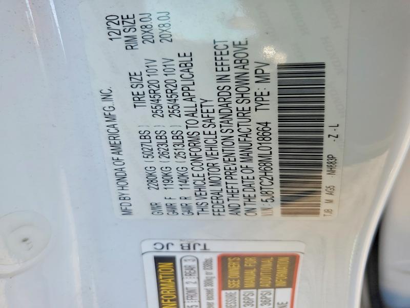 Aukcja sprzedaży 2021 Acura Rdx, vin: 5J8TC2H68ML018664, numer aukcji: 52989626