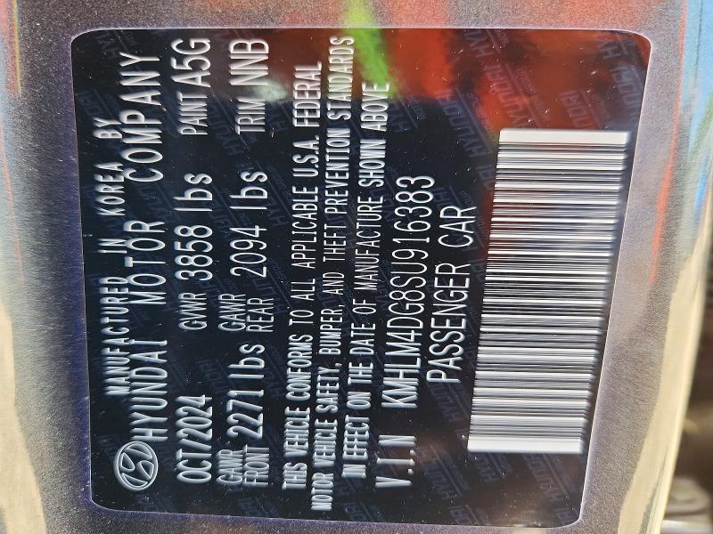 Продаж на аукціоні авто 2025 Hyundai Elantra, vin: KMHLM4DG8SU916383, номер лоту: 50821836