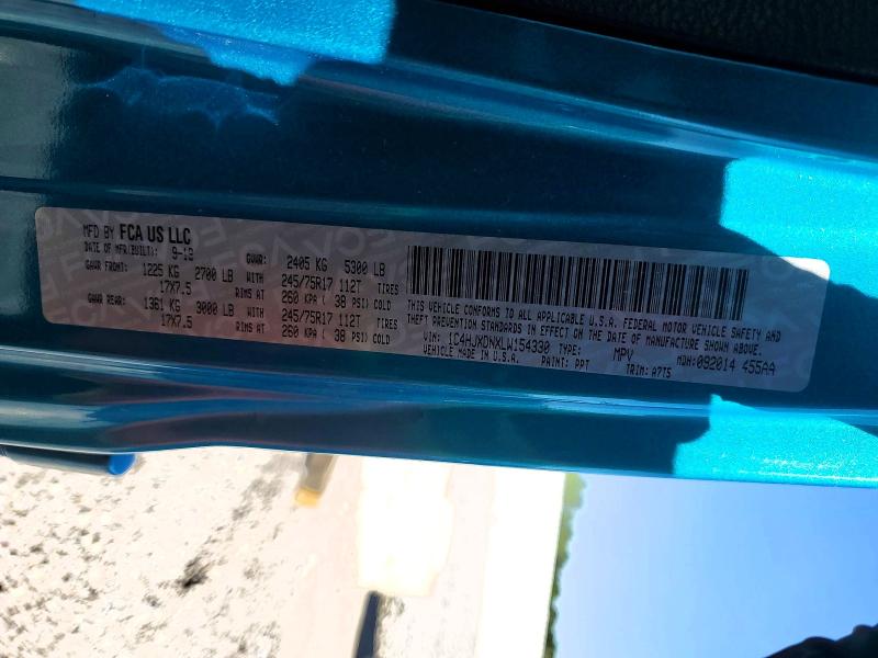 Продаж на аукціоні авто 2020 Jeep Wrangler Unlimited, vin: 1C4HJXDNXLW154330, номер лоту: 52664286