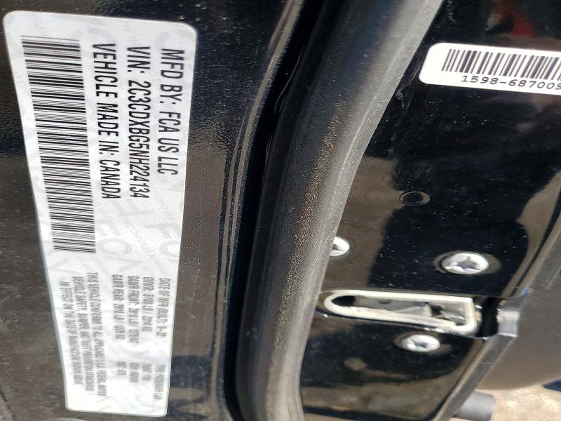 52360976 :رقم المزاد ، 2C3CDXBG5NH224134 vin ، 2022 Dodge Charger مزاد بيع