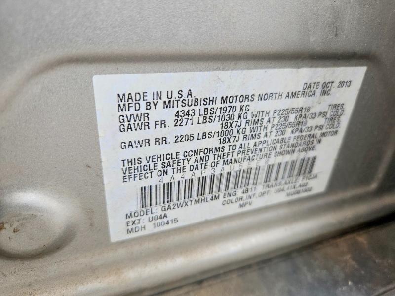 Aukcja sprzedaży 2014 Mitsubishi Outlander Sport, vin: 4A4AP3AU6EE011722, numer aukcji: 54206906