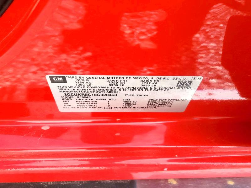 Aukcja sprzedaży 2014 Chevrolet Silverado, vin: 3GCUKREC1EG328453, numer aukcji: 54697316