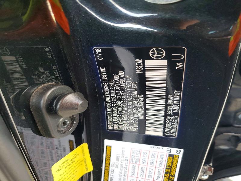 2018 Toyota C-hr მანქანა იყიდება აუქციონზე, vin: NMTKHMBX1JR059039, აუქციონის ნომერი: 53328006