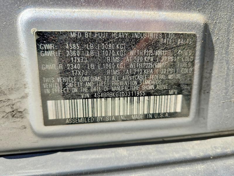 Продаж на аукціоні авто 2013 Subaru Outback, vin: 4S4BRBKC1D3311955, номер лоту: 53301066
