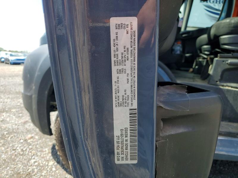 Aukcja sprzedaży 2020 Ram Promaster 3500, vin: 3C6URVJG5LE129113, numer aukcji: 50973476