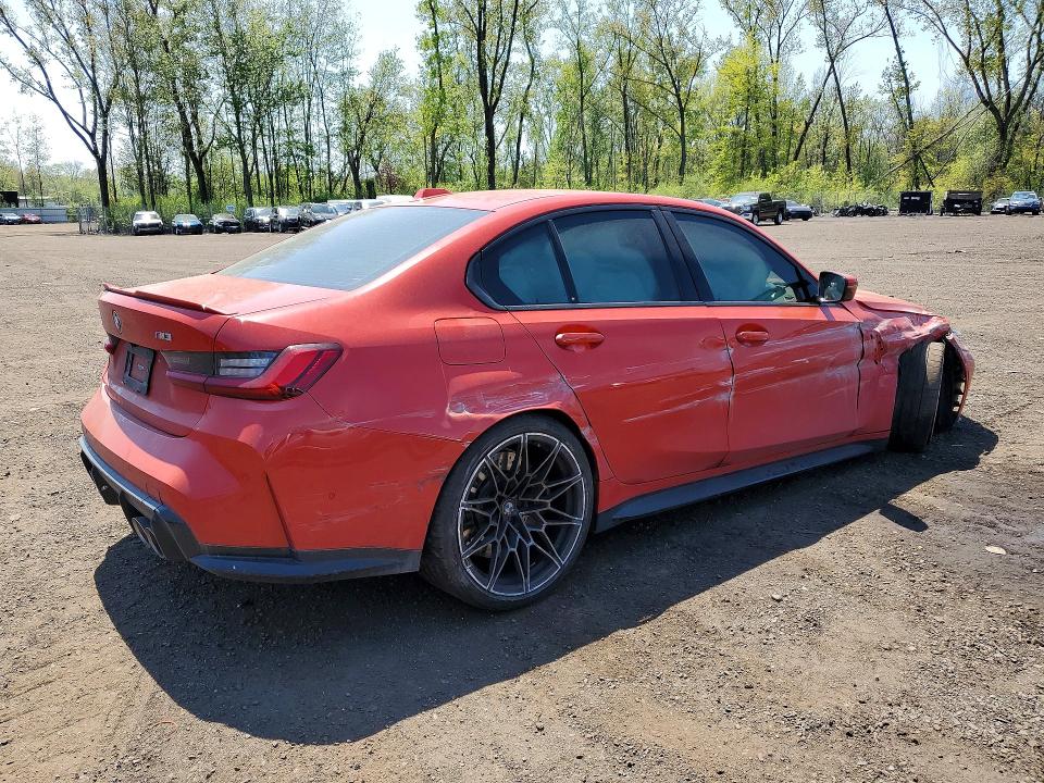 Продаж на аукціоні авто 2023 Bmw M3, vin: WBS53AY04PFP82536, номер лоту: 52289896