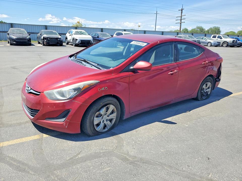 2016 Hyundai Elantra მანქანა იყიდება აუქციონზე, vin: 5NPDH4AE3GH705755, აუქციონის ნომერი: 53996486