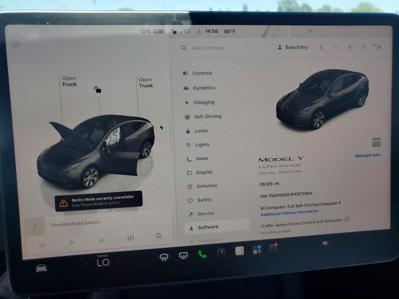 Продаж на аукціоні авто 2023 Tesla Model Y, vin: 7SAYGDEE3PF873394, номер лоту: 53668636
