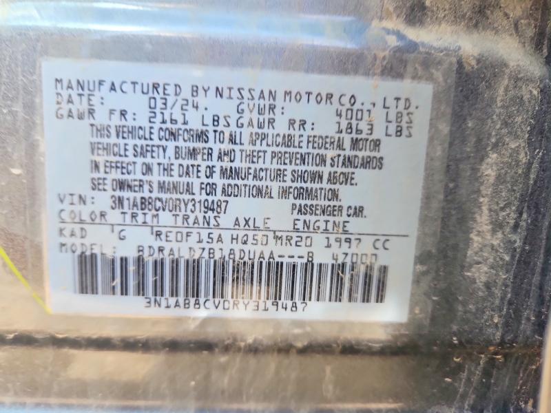 Aukcja sprzedaży 2024 Nissan Sentra, vin: 3N1AB8CV0RY319487, numer aukcji: 53655806