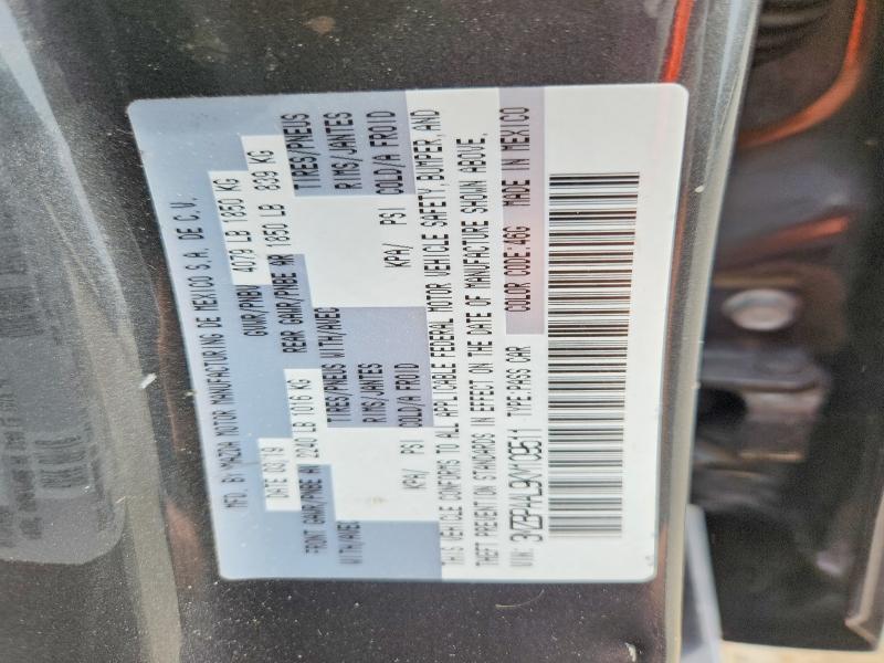 54704686 :رقم المزاد ، 3MZBPAAL9KM109511 vin ، 2019 Mazda 3 مزاد بيع