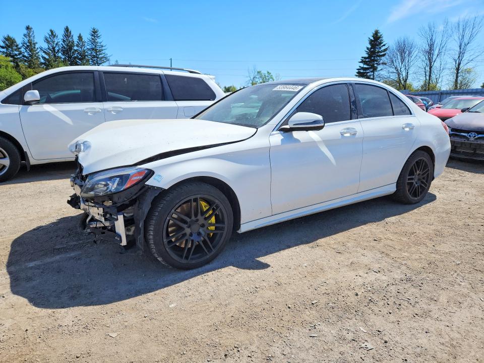 Auction sale of the 2018 Mercedes-benz C, vin: 55SWF4KB5JU252584, lot number: 53964446